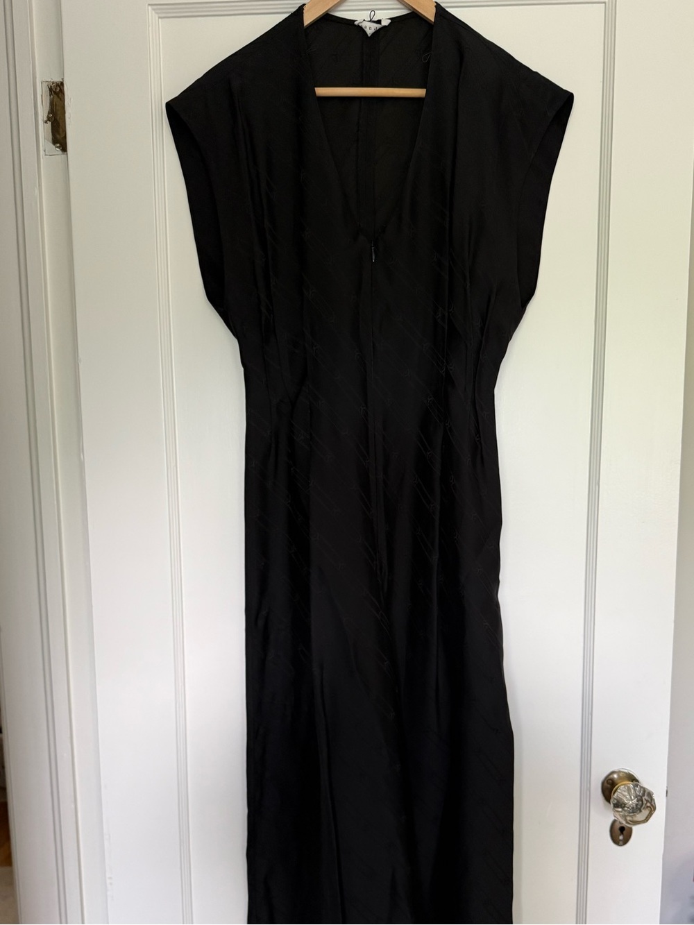 Sandro Jacquard Black sleeveless wide leg jumpsuit, size S - Picture 4 of 12